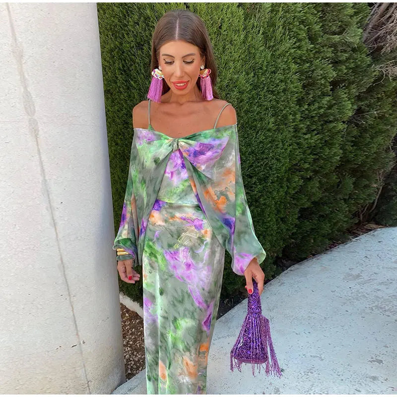 Maxi vestido floral | Elegancia y ligereza | Estilo veraniego